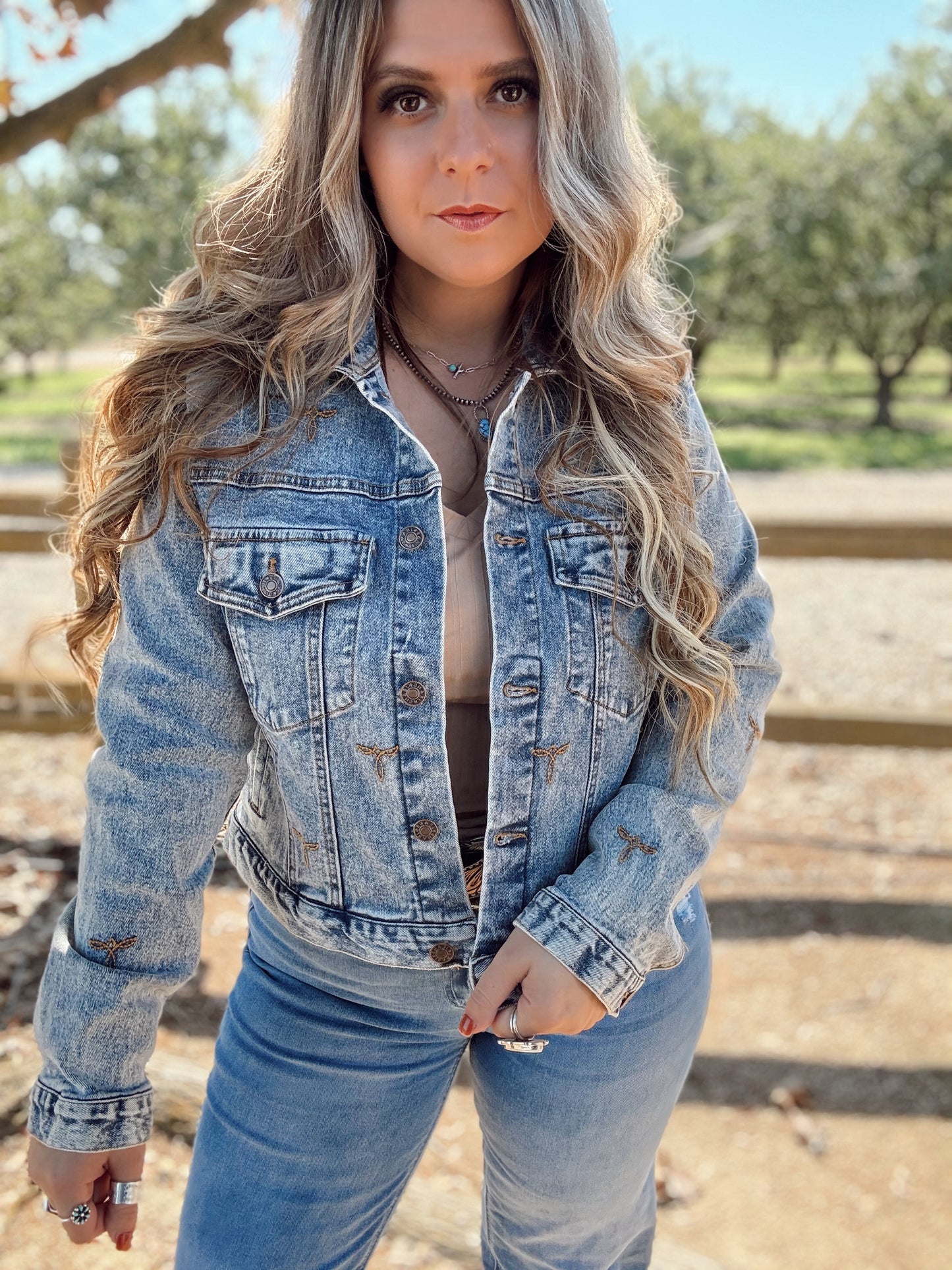 Boot Stitch Denim Jacket