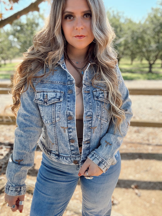 Boot Stitch Denim Jacket