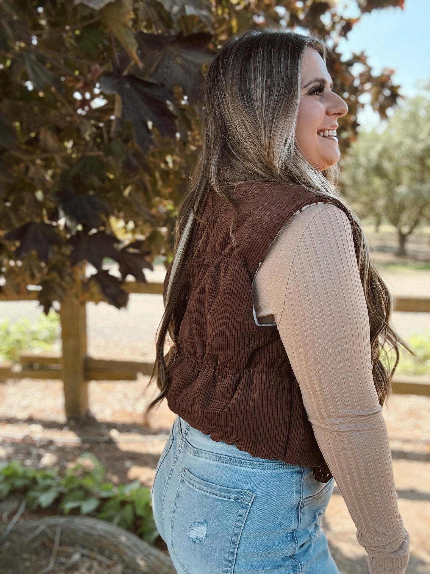Ski Queen Corduroy Vest