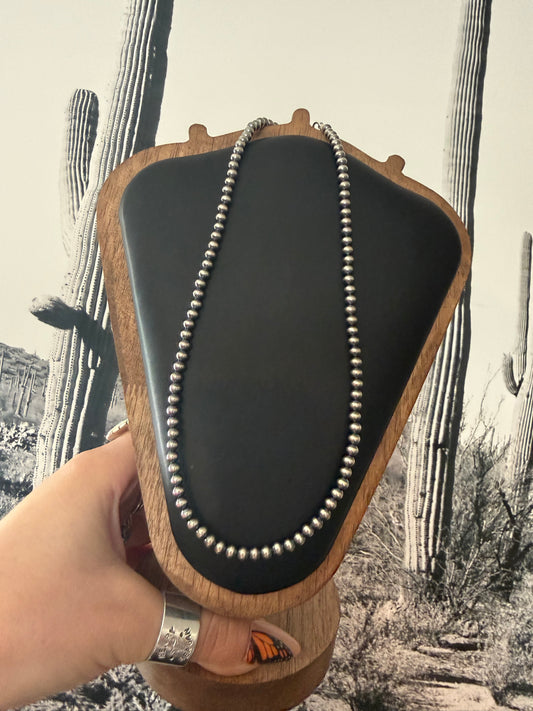 925 Sterling Silver Navajo Pearls
