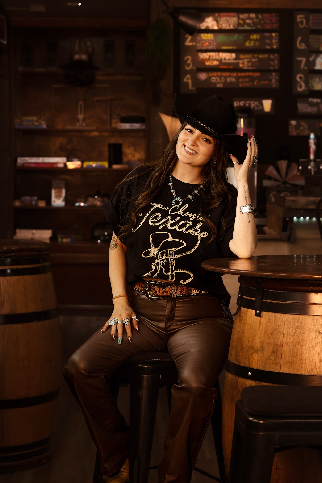 Choosin' Texas Relaxed Long Crop Top
