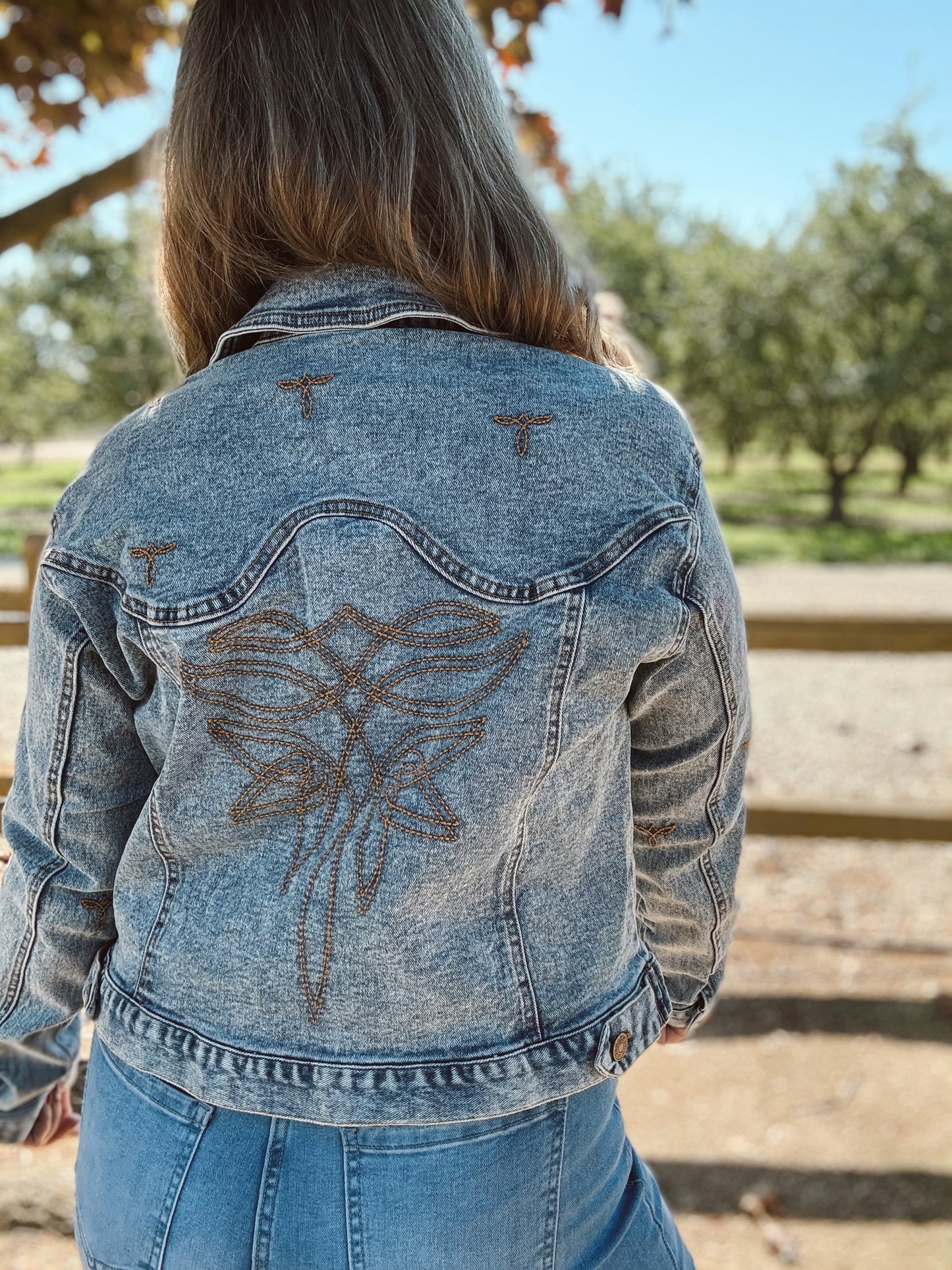 Boot Stitch Denim Jacket