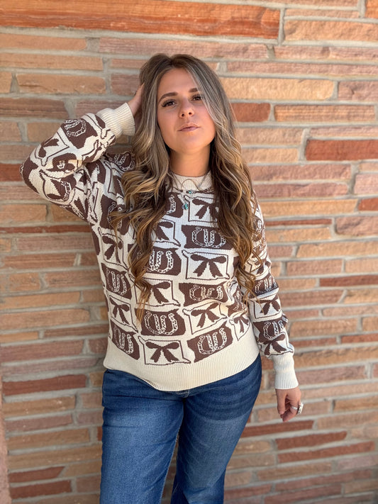 I'm A Cowgirl Sweater