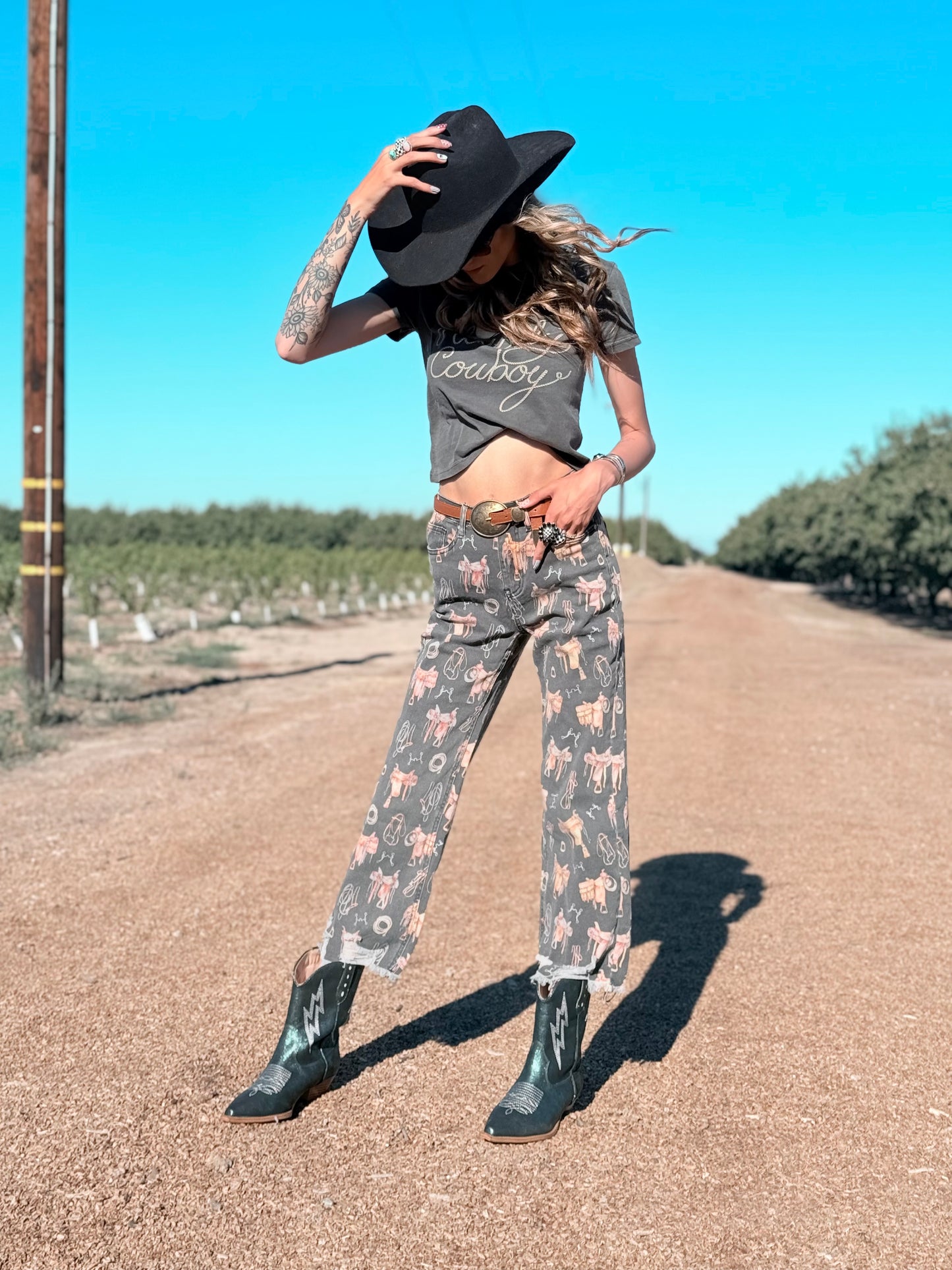 Bowie Teal Metallic Boots