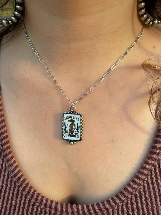 Long Live Cowgirls Necklace