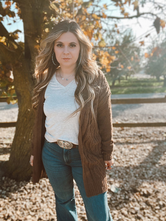 Gingerbread Cardigan