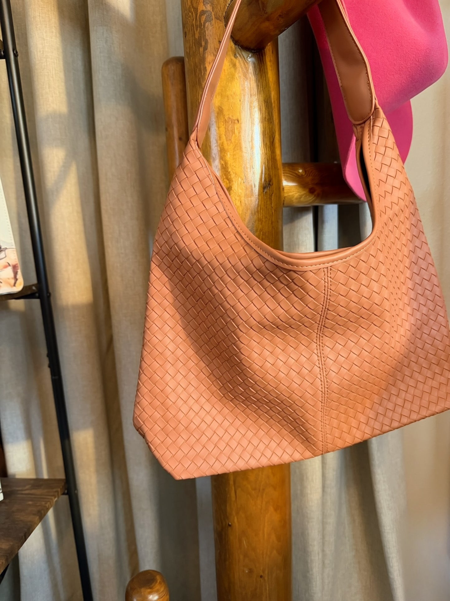 Rustic Rodeo camel hobo shoulder bag