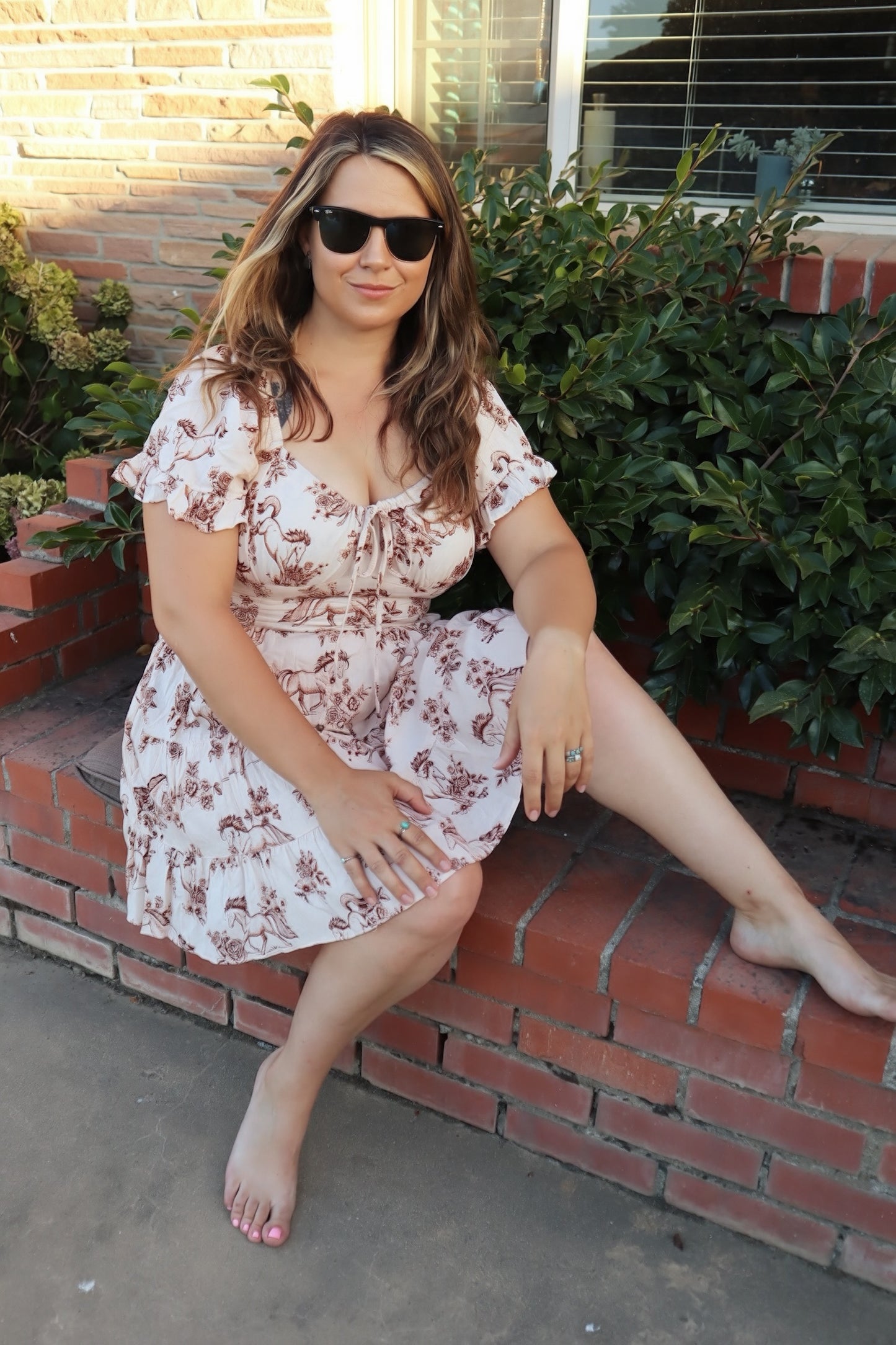 Run Free Horse Print Dress