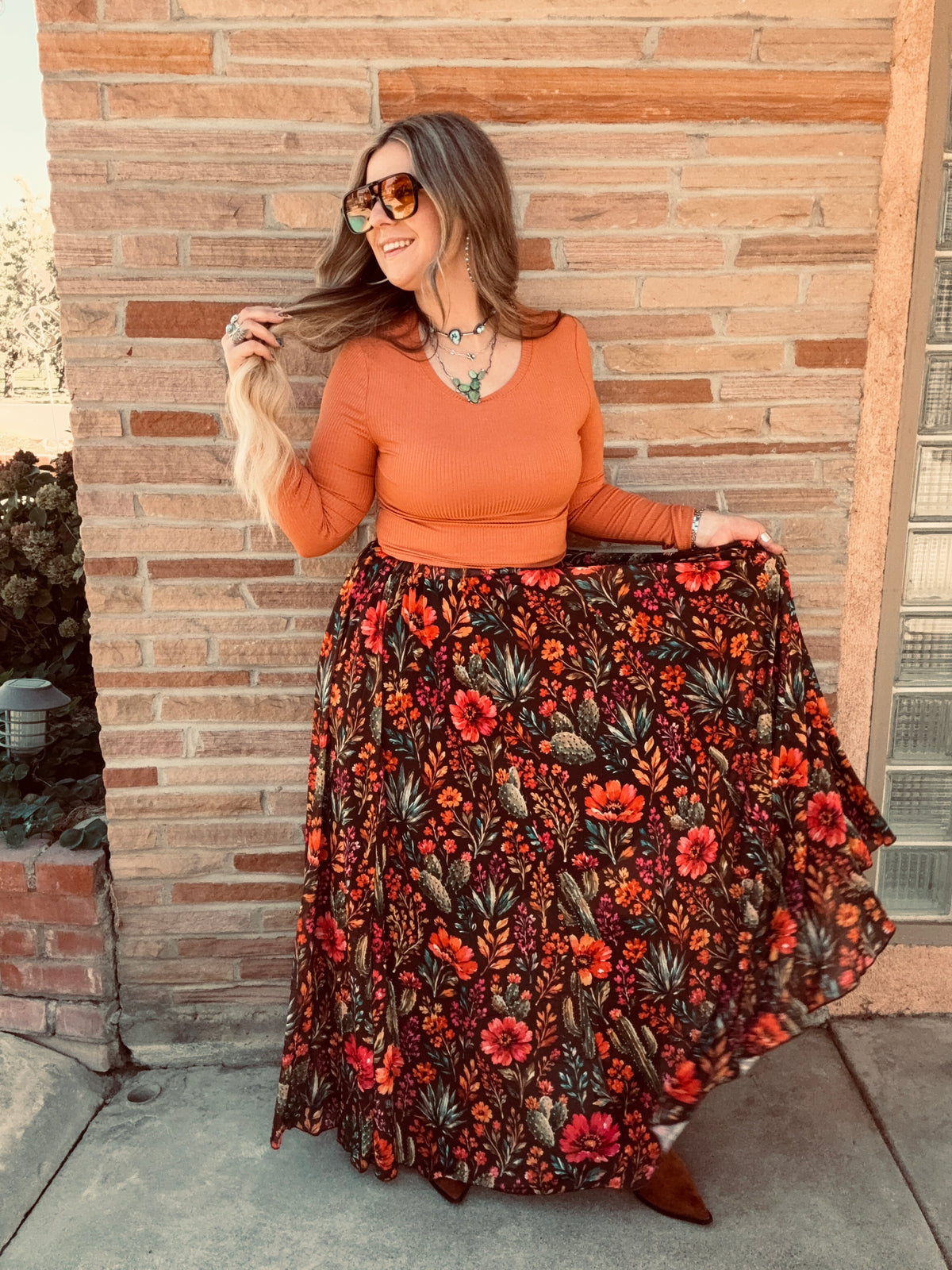 Rodeo Garden Maxi Skirt