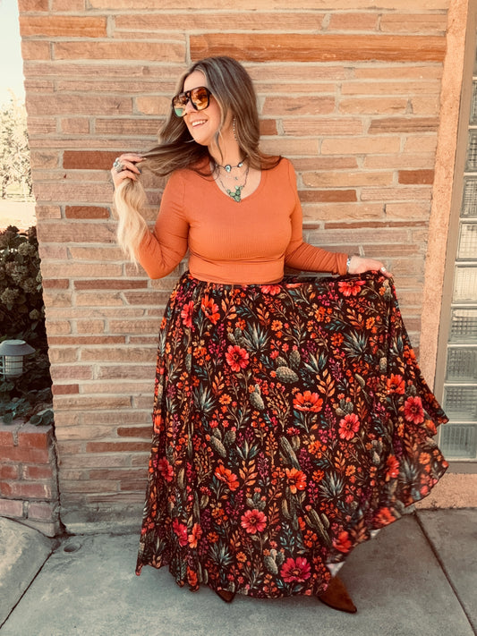 Rodeo Garden Maxi Skirt