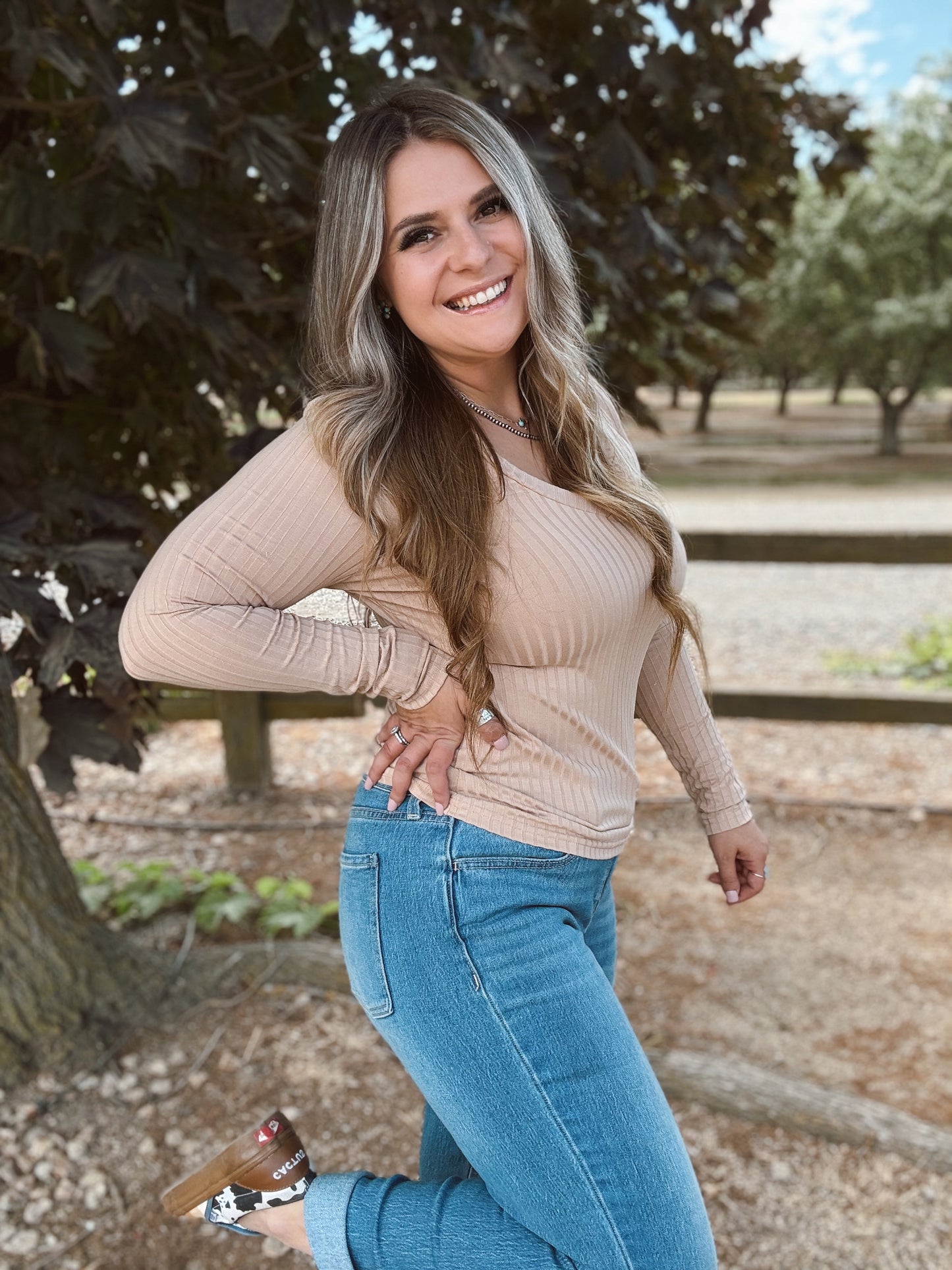 Deer Creek Slim Fit Long Sleeve Top