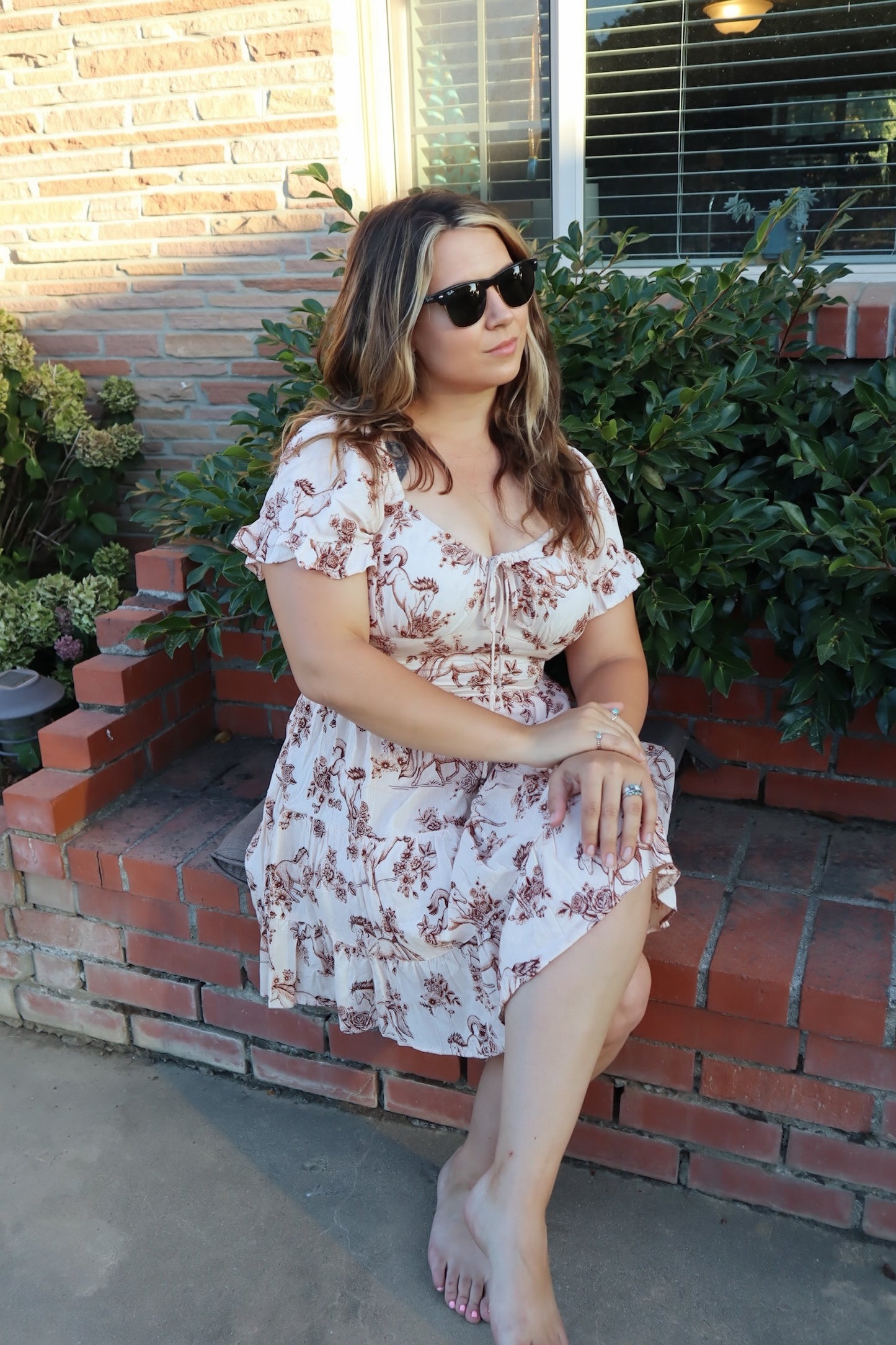 Run Free Horse Print Dress