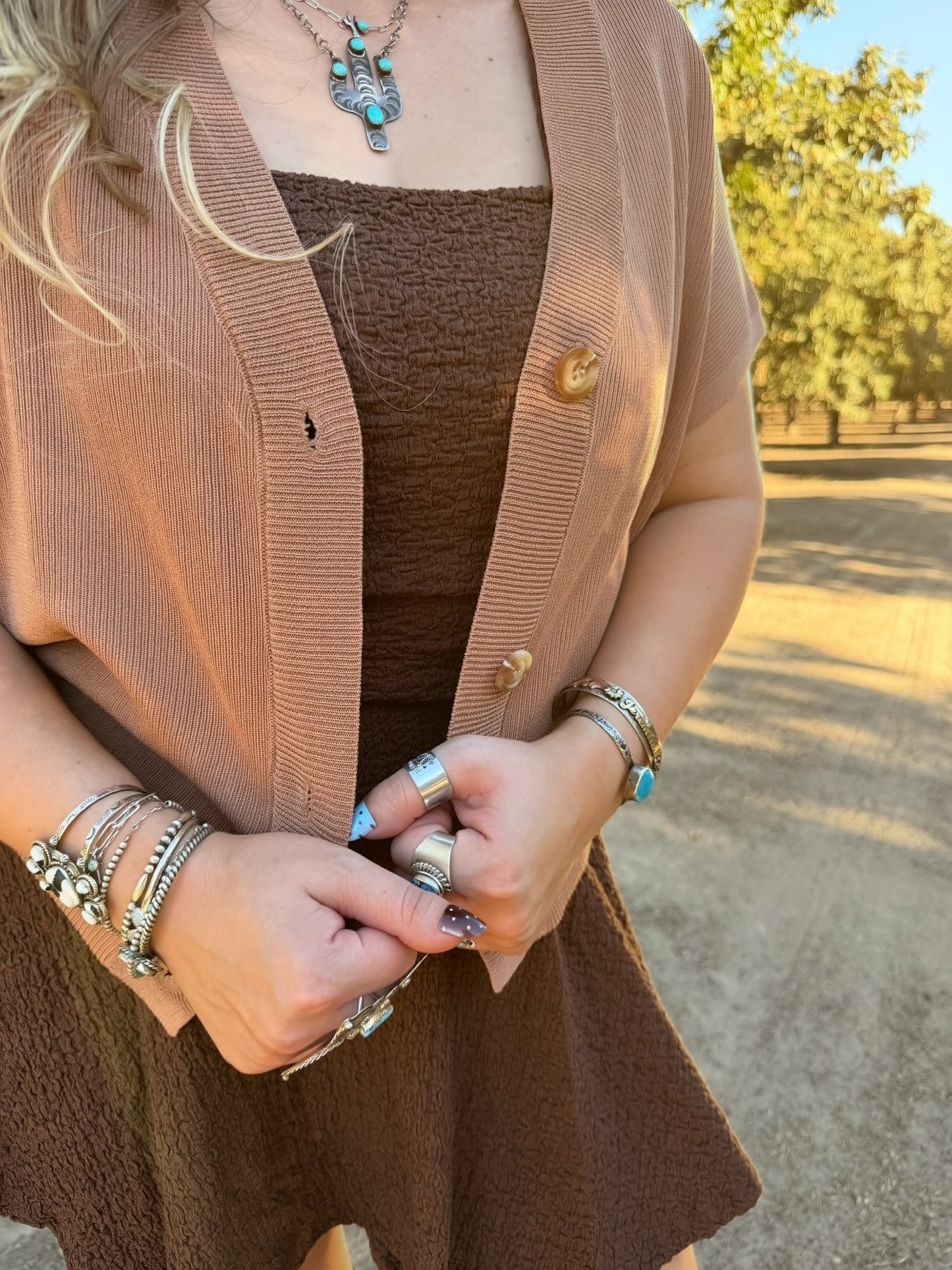 Coyote Canyon Crop Cardigan