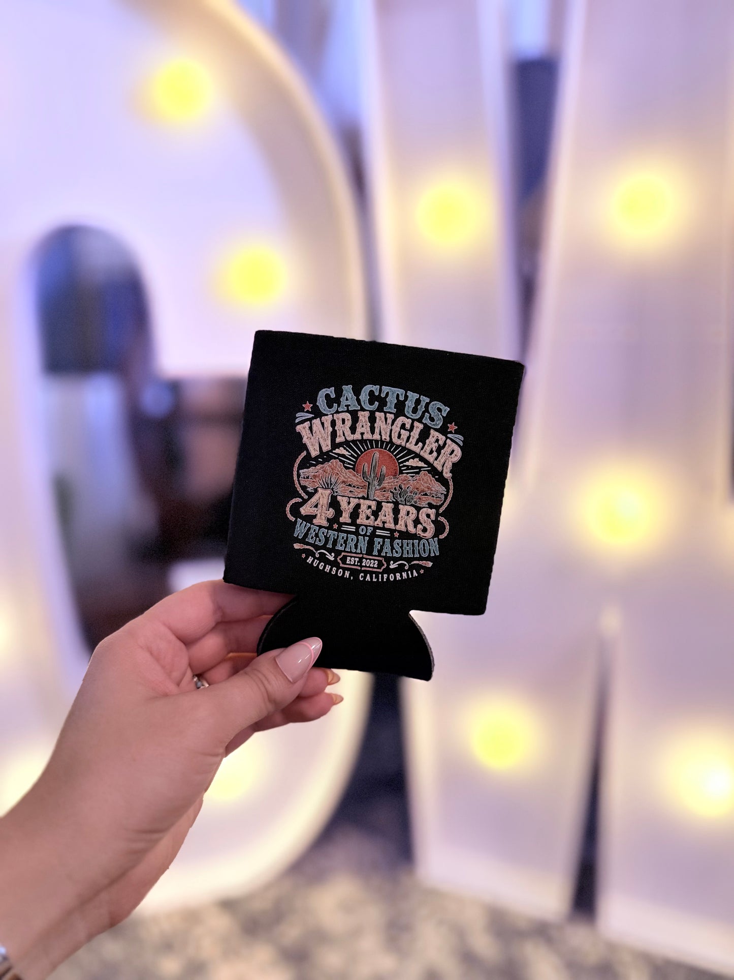 CW 4 year anniversary koozie