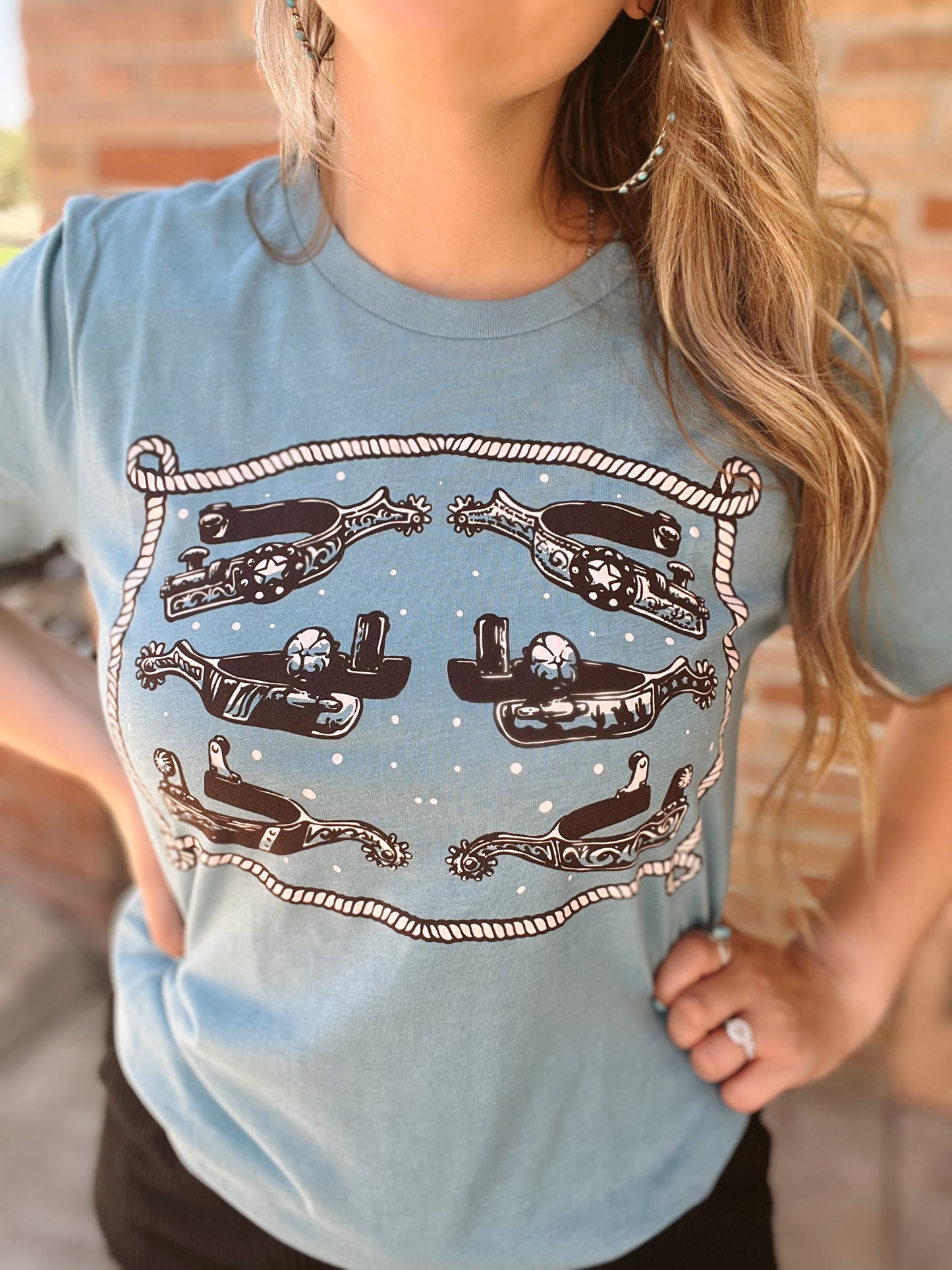 Cowgirl Spurs Tee