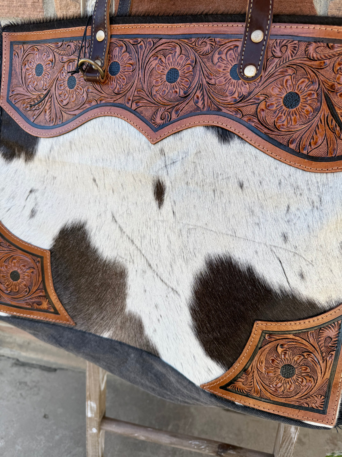 Cartwright Hand-Tooled Bag