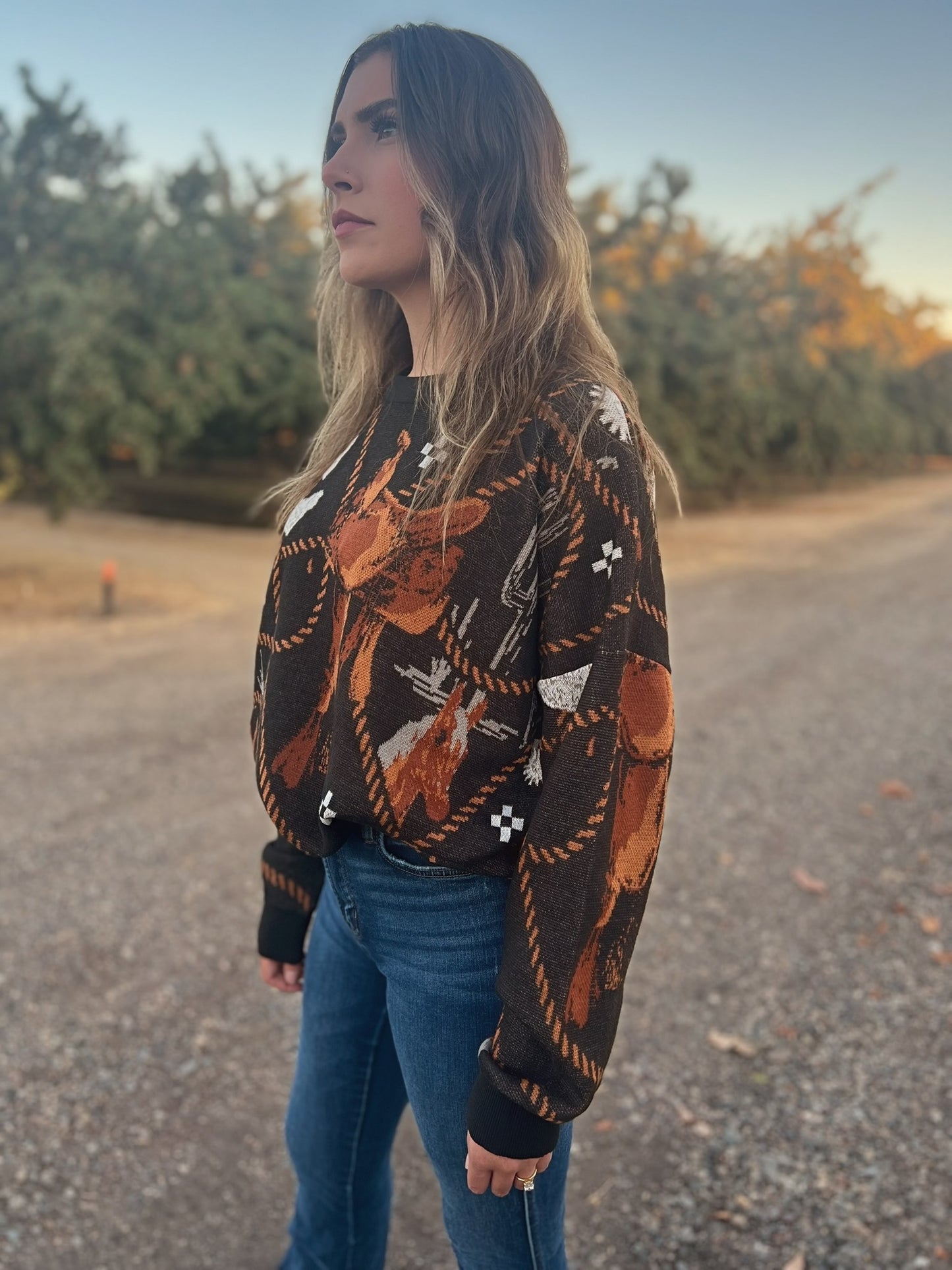 Tacked-Out Sweater