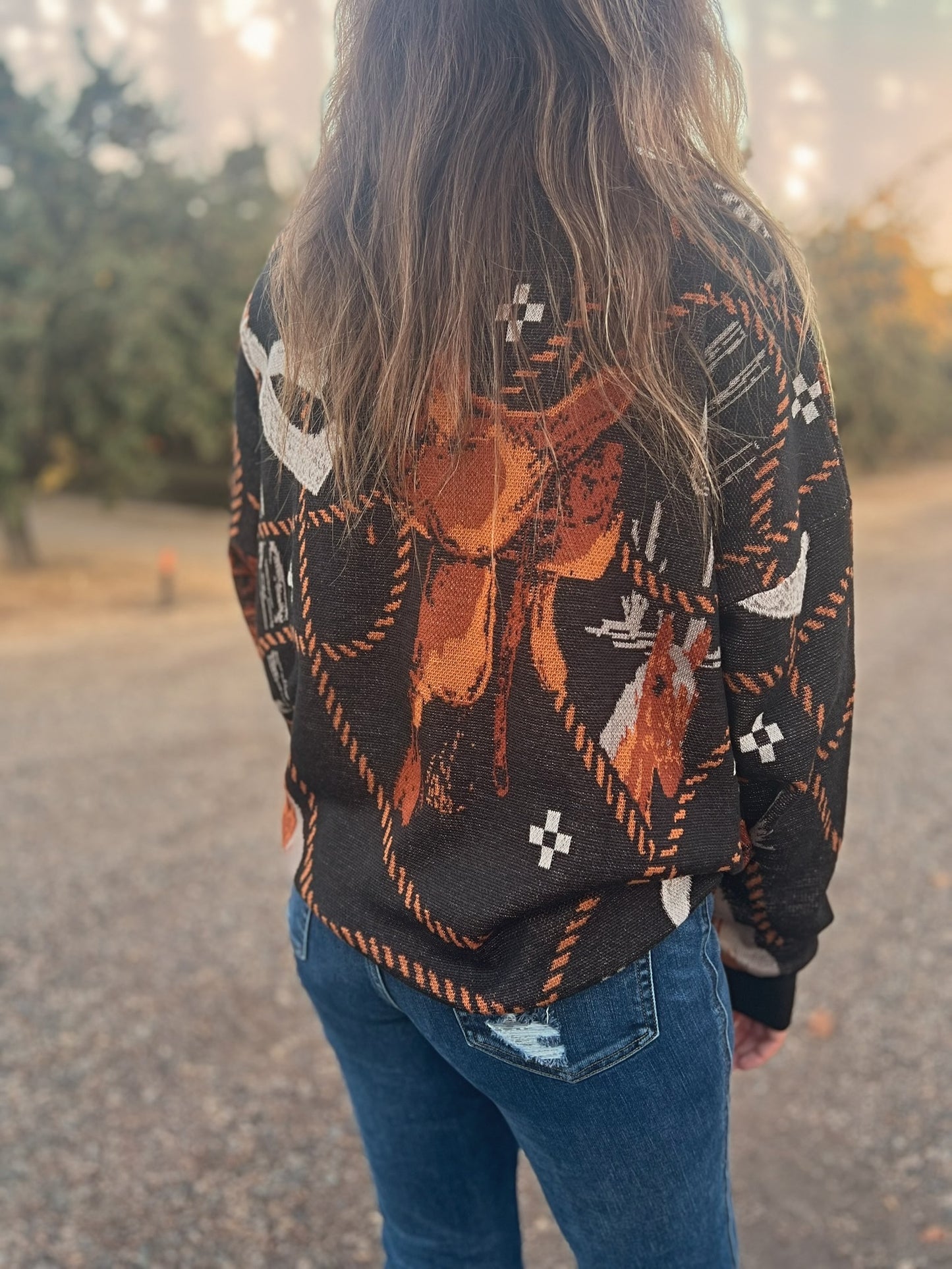 Tacked-Out Sweater