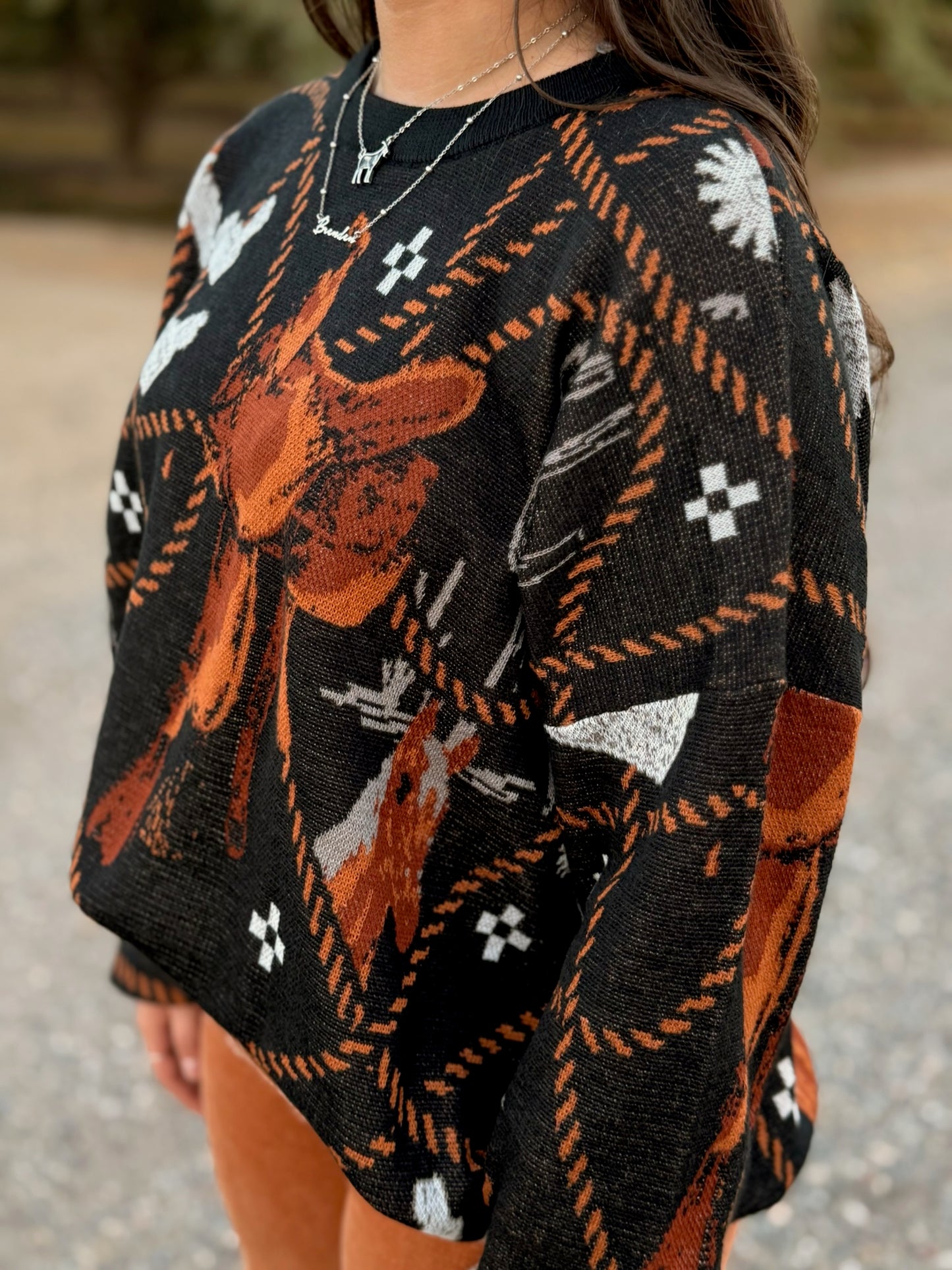 Tacked-Out Sweater