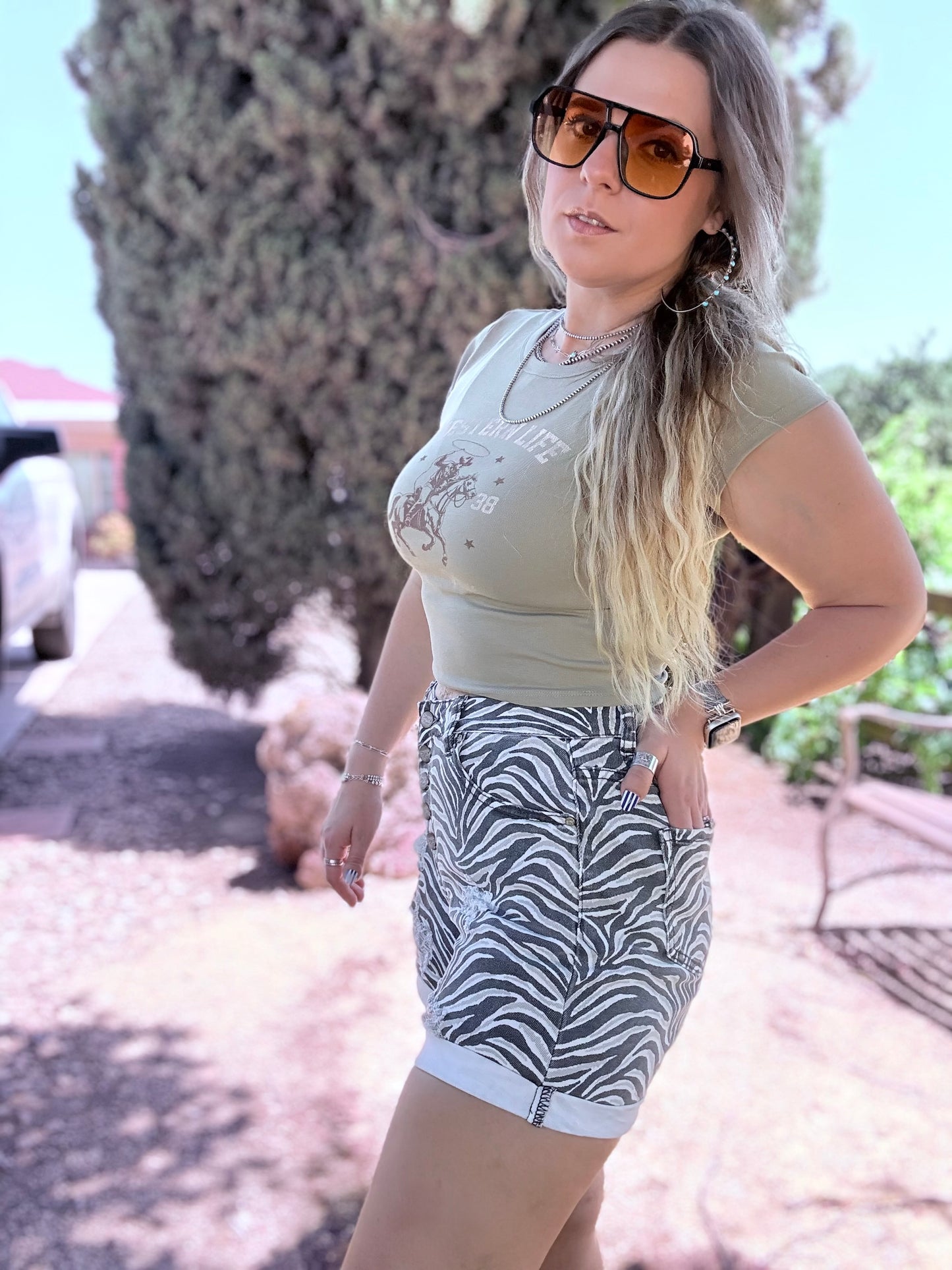 Tennessee Walking Zebra Shorts