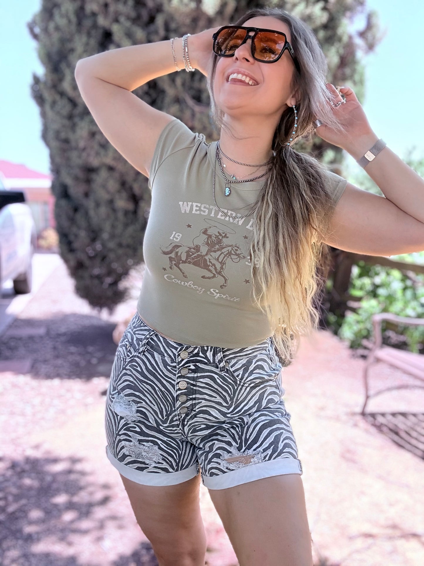 Tennessee Walking Zebra Shorts