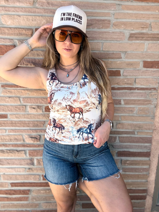 Giddy Up Slim Stretchy Tank