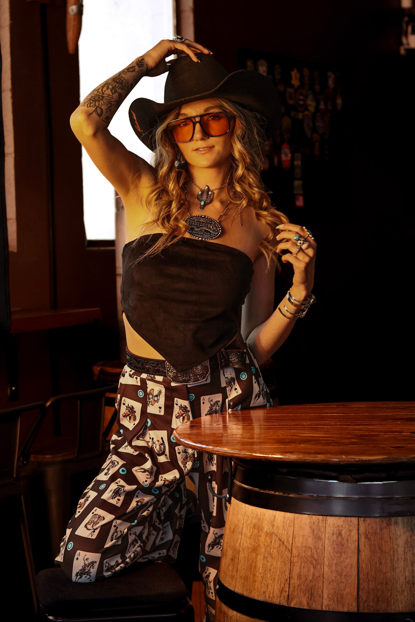 The Gunsmoke Glam Top