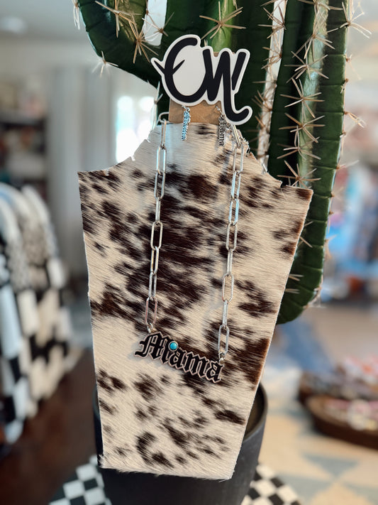 Mama Necklace with matching Earrings