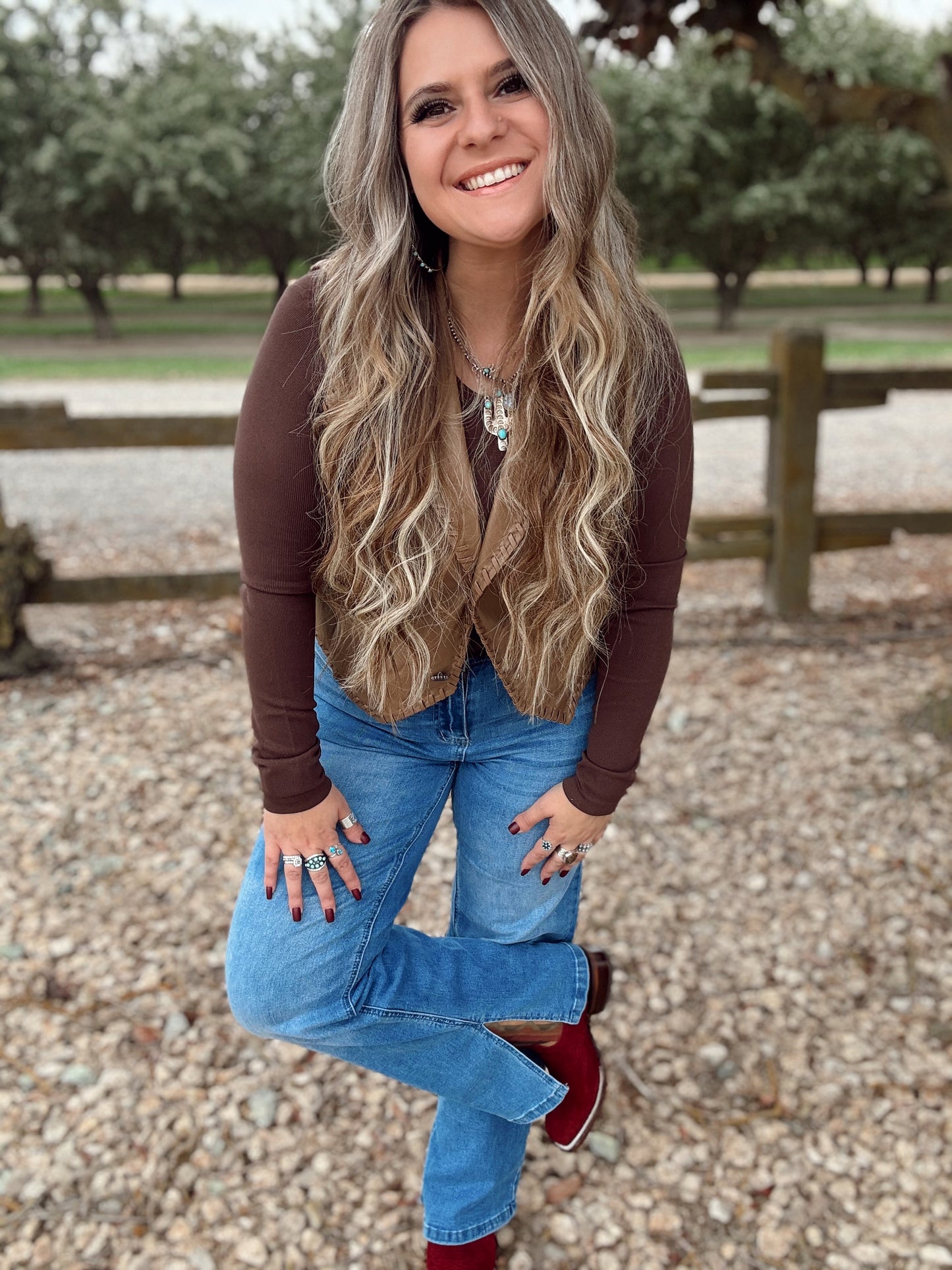 Whiskey Creek Vest *Latte