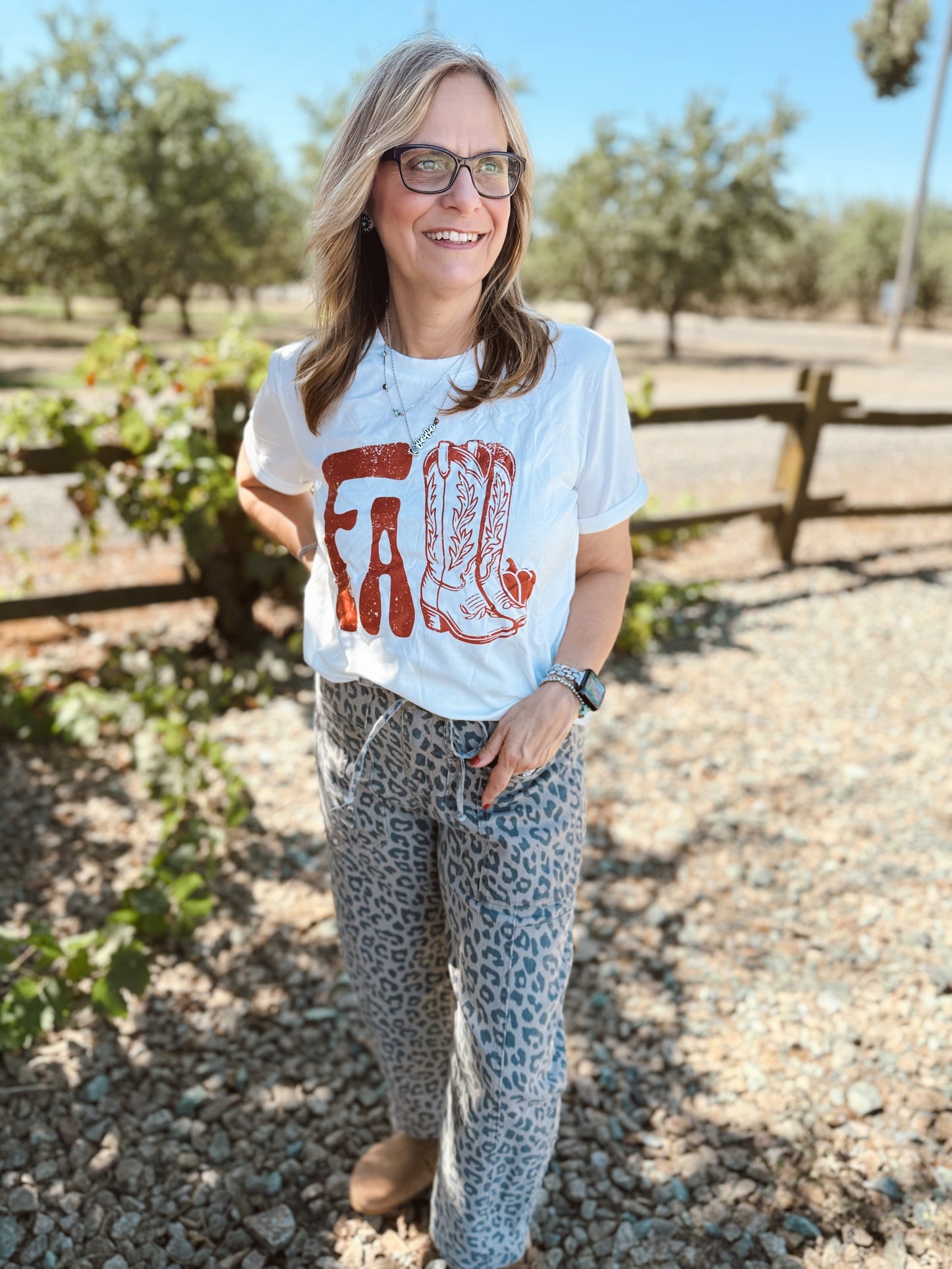 Fall Cowboy Boots Tee