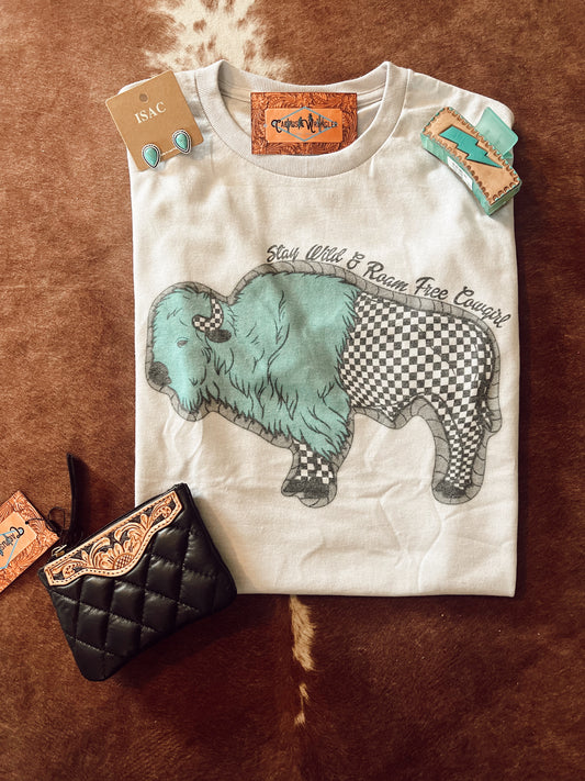 Stay Wild Buffalo Tee