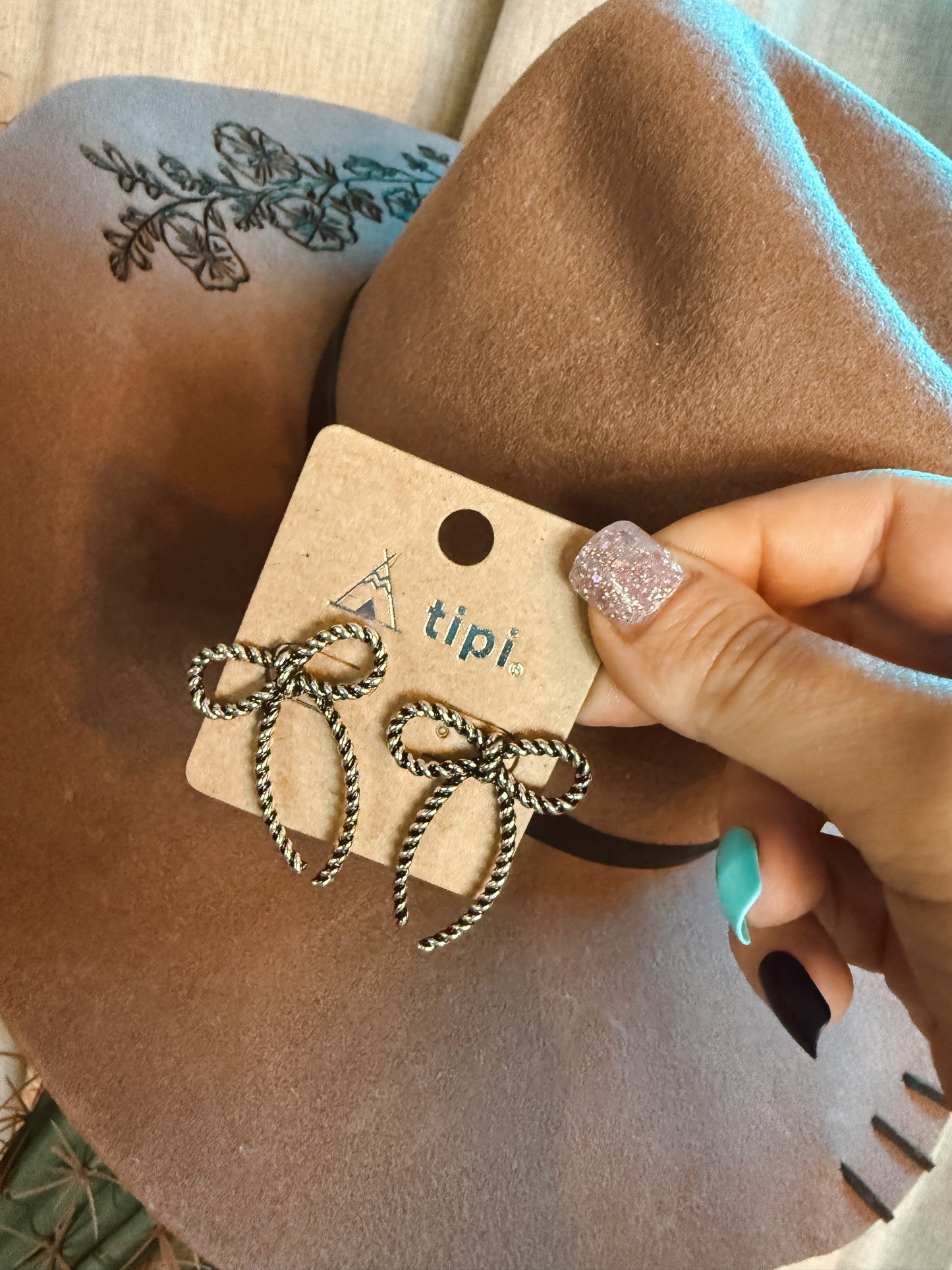 Rope Bow Earrings