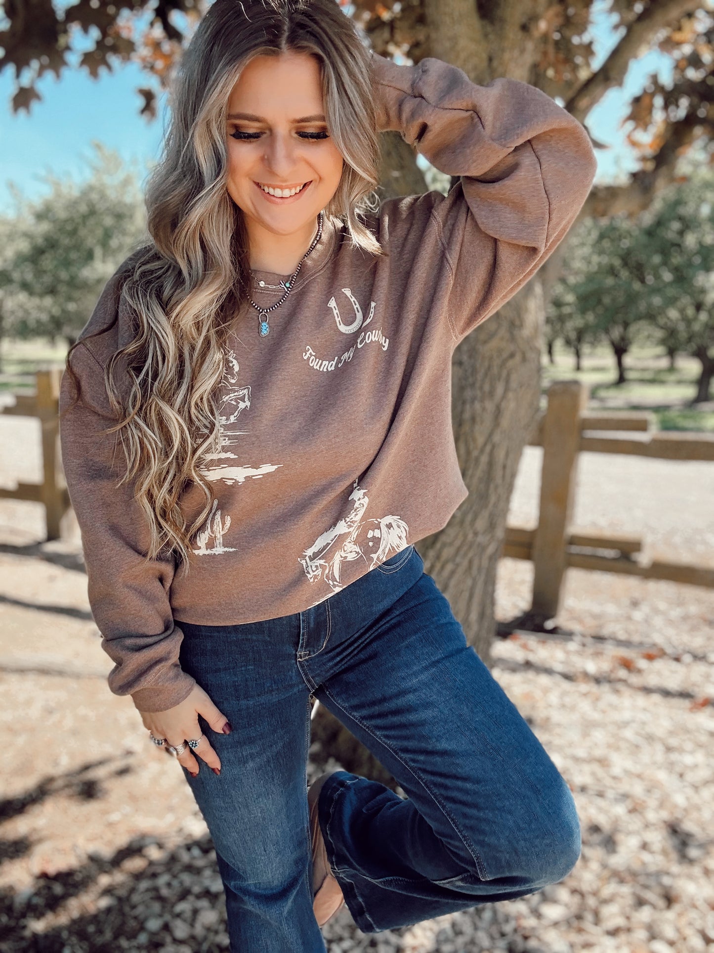 Found My Cowboy Crewneck *Oversized