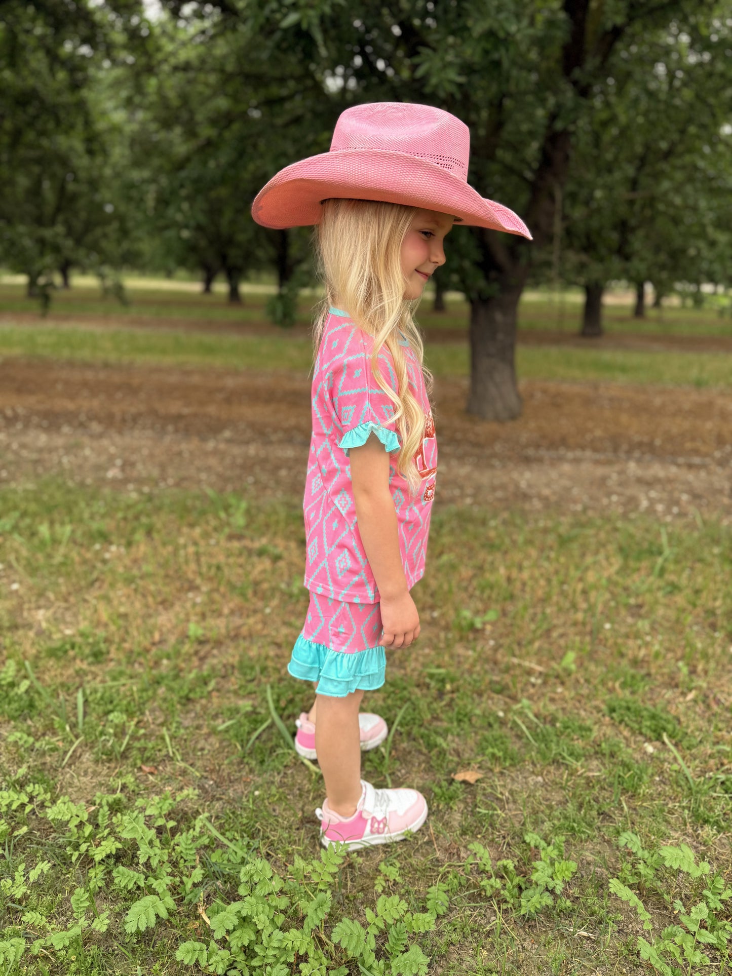 Cute Horse Cactus Western Set