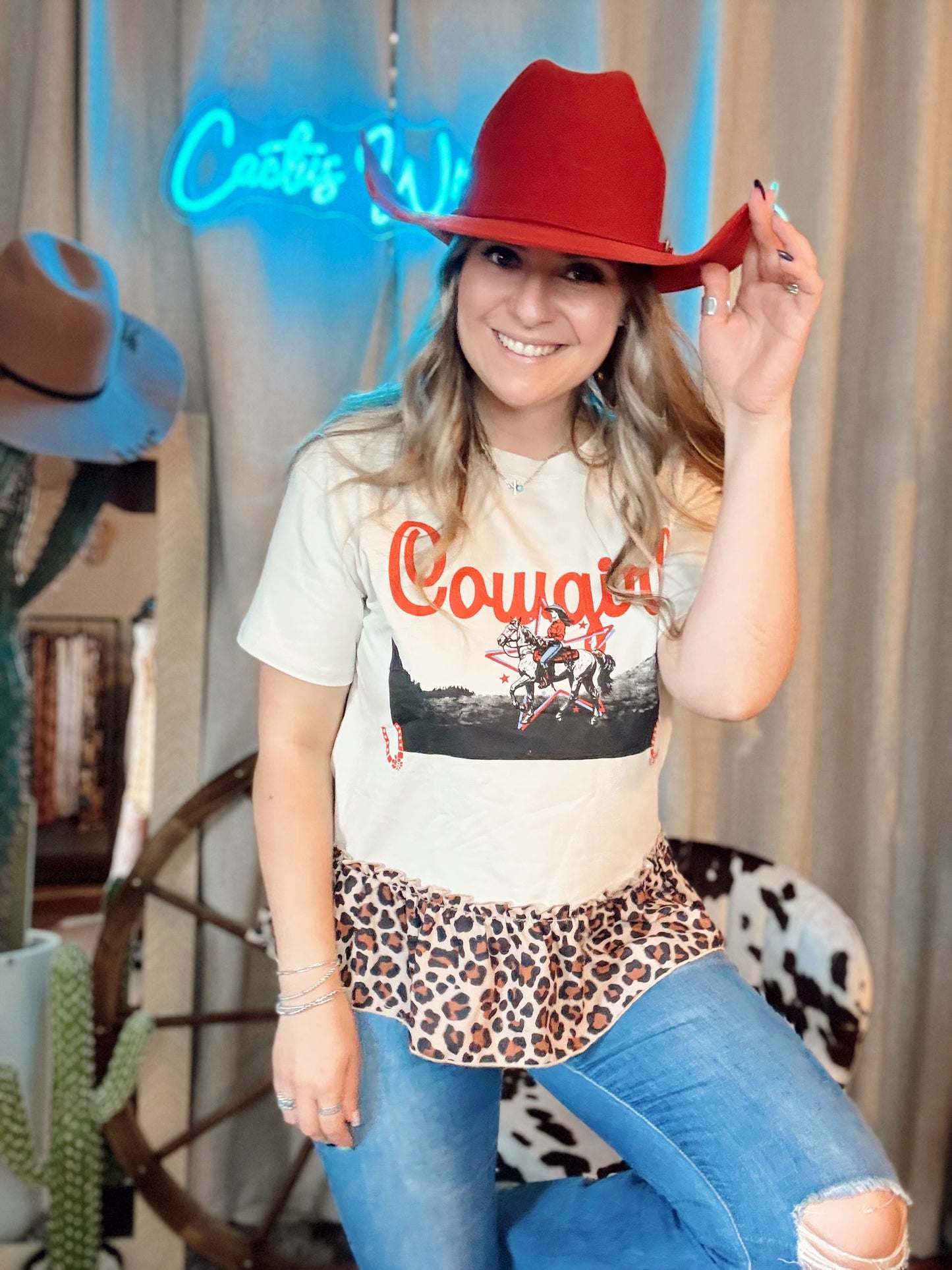 Retro Cowgirl Top