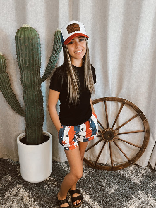 American Star Print Shorts