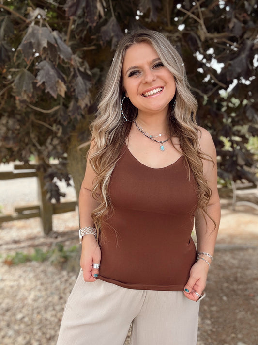 Seamless Tank Top *Brown