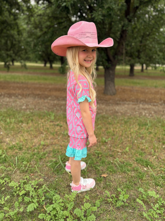 Cute Horse Cactus Western Set