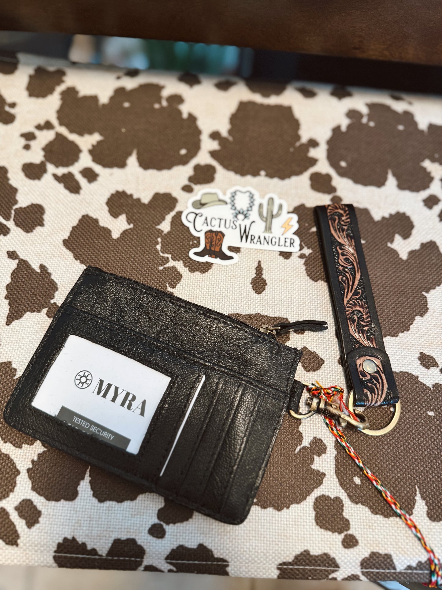 Saddle Storm Card Holder