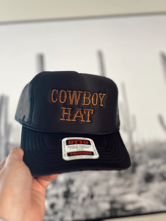 Cowboy Hat Trucker Hat