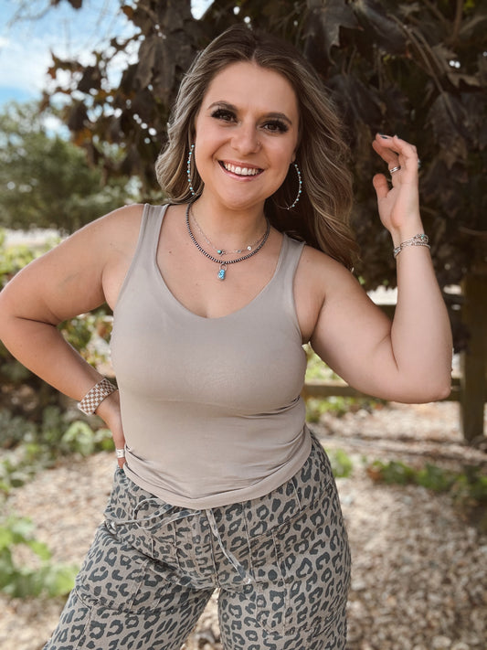 Seamless Tank Top *Ash Mocha