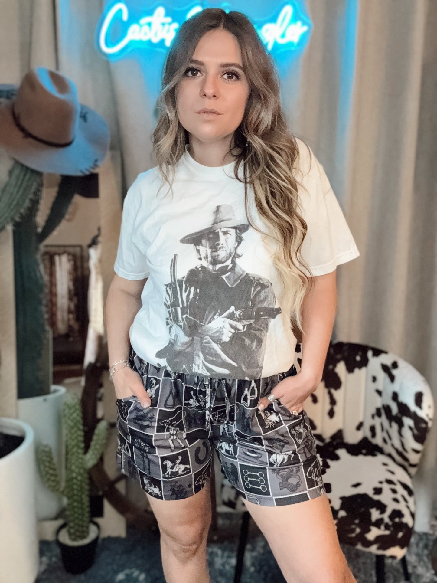 Check it Cowpoke Shorts