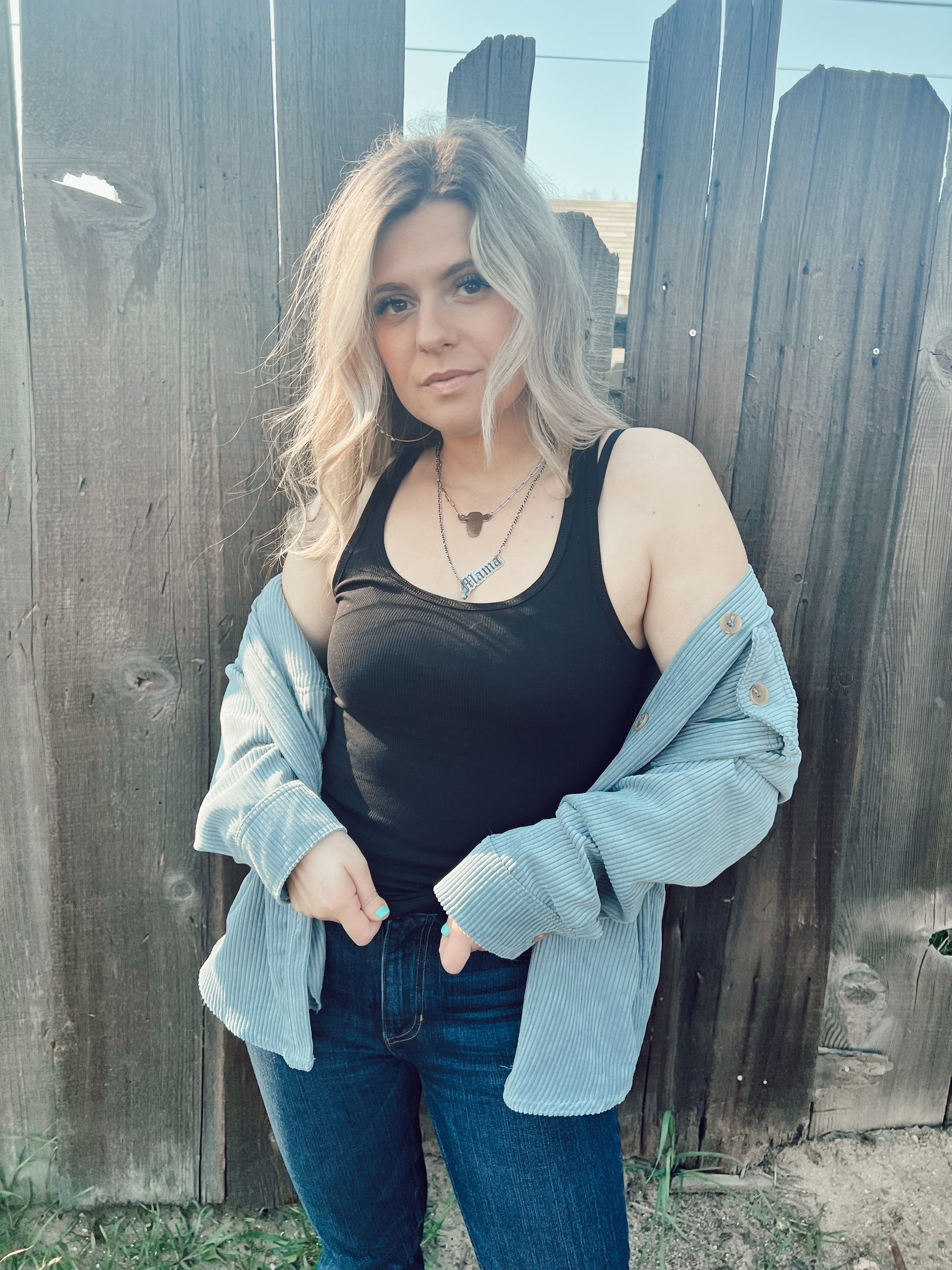 Sleeping on the blacktop tank Cactus Wrangler